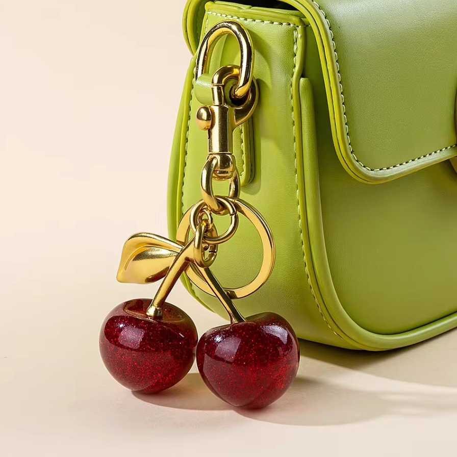 Cherry Bag Charm