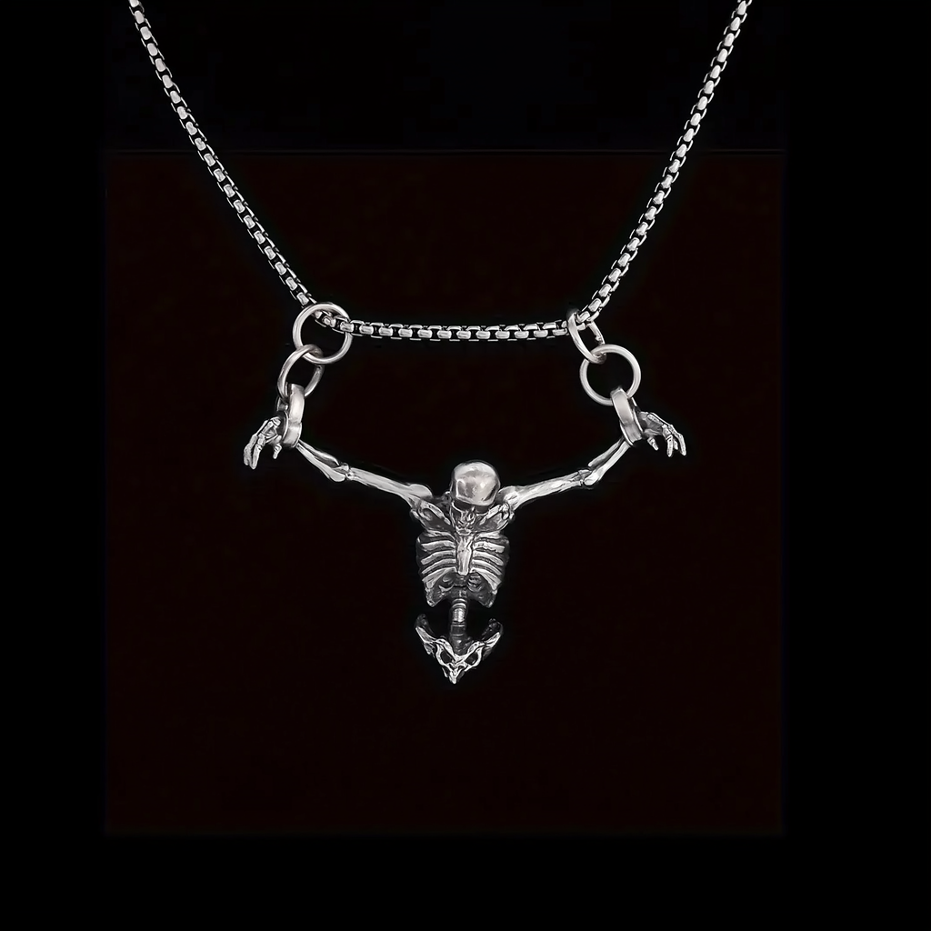 Skeleton Pendant Necklace
